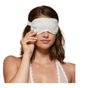 Hanky Panky Julia Lace White Eye Mask NWOT New Wedding Bridal